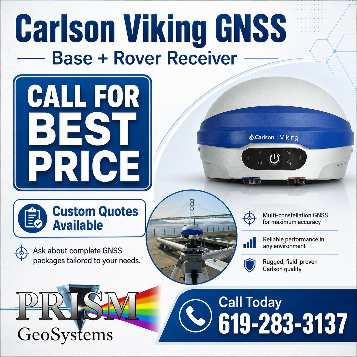 Carlson Viking  GNSS Base/Rover Receiver