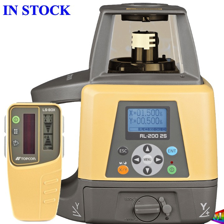 RL-200 2S (-5 to +25%) Dual Slope Laser, Alkaline. LS-80X Sensor Alkaline.