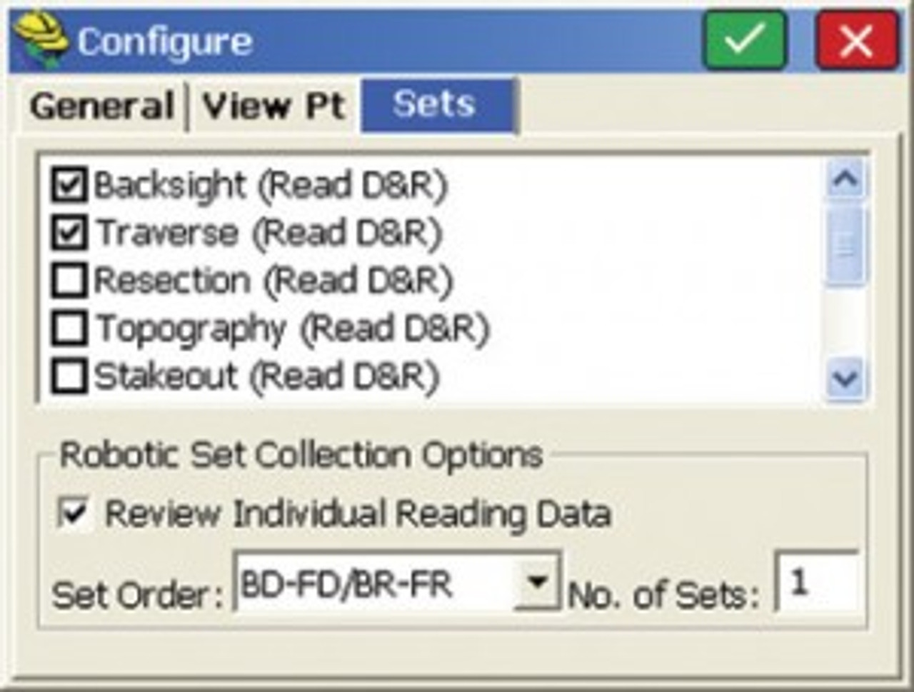 Carlson SurvCE Collector Software