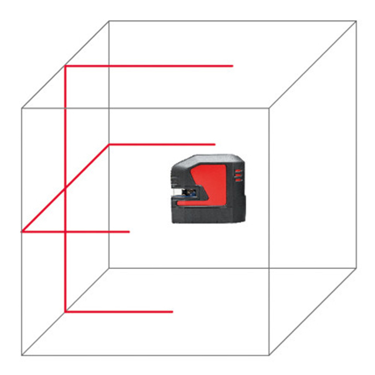 Leica LINO L2s-1 self-levelling cross-line laser, red beam (848435)