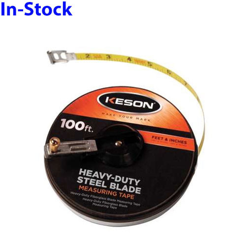 KESON ST10018 100 ft Tape Measure, 3/8 in Blade (ST10018)