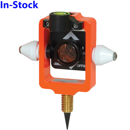 SECO Mini Stakeout Prism with Site Cones – Flo Orange (6405-10-FOR) (6405-10-FOR)