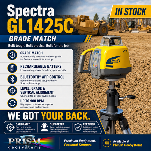 SPECTRA LL1505C Laser Level, Rechargeable Battery,