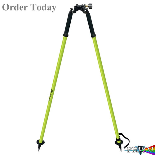 SITEPRO THUMB-RELEASE ANTI-CRUSH BIPOD, FLO-YELLOW ALUMINUM (07-4364-FY)
