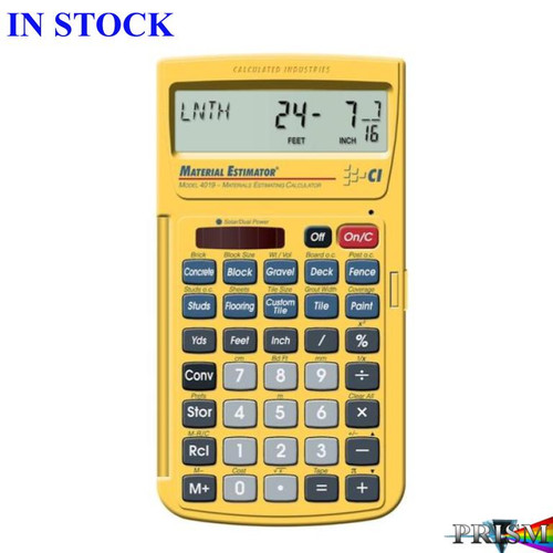 Building Materials Estimating Calculator (4019)
