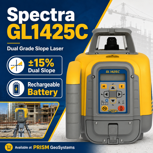 Spectra GL1425C  ±15% Single Grade with long range operation Laser Level