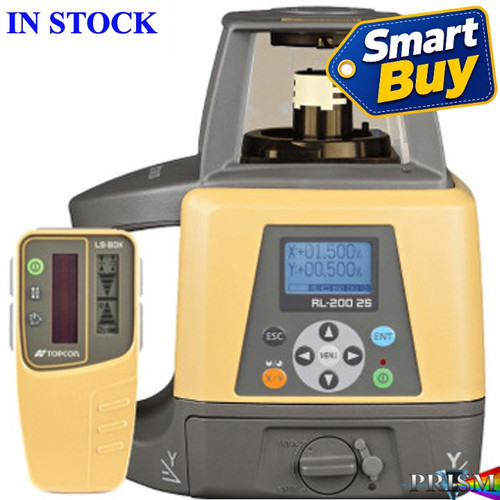 RL-200 2S (-5 to +25%) Dual Slope Laser, Alkaline. LS-80X Sensor Alkaline.