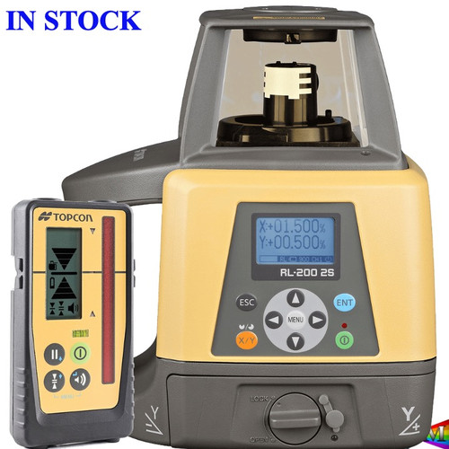 RL-200 2S (-5 to +25%) Dual Slope Laser, Rechargeable,. LS-100D Sensor.