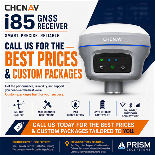 CHCNAV i85 Pocket-Sized Laser IMU-RTK GNSS Receiver