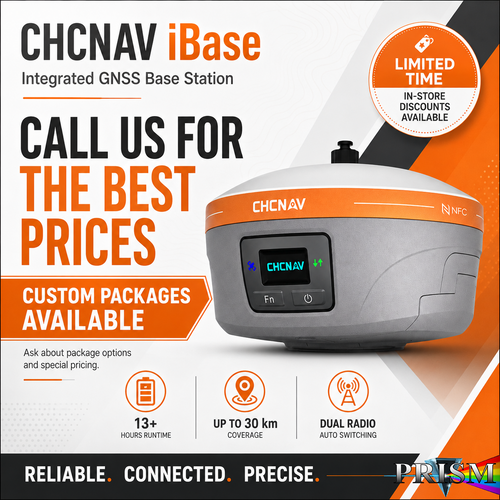 CHCNAV iBase GNSS Base Station | Long-Range RTK Survey Base |