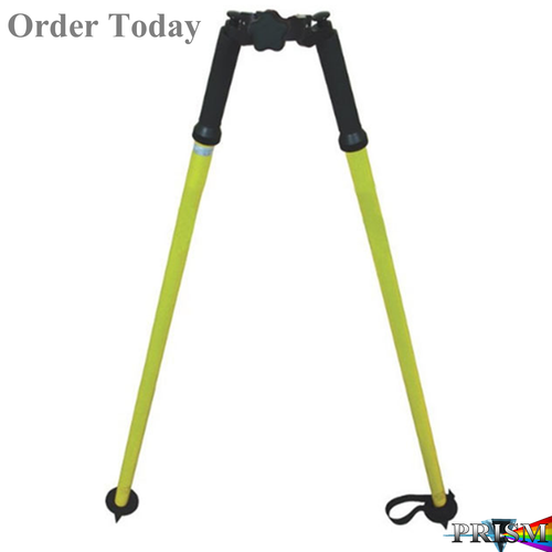 SECO 5217-40-YEL yellow thumb-release survey bipod for GNSS, GPS and prism pole support