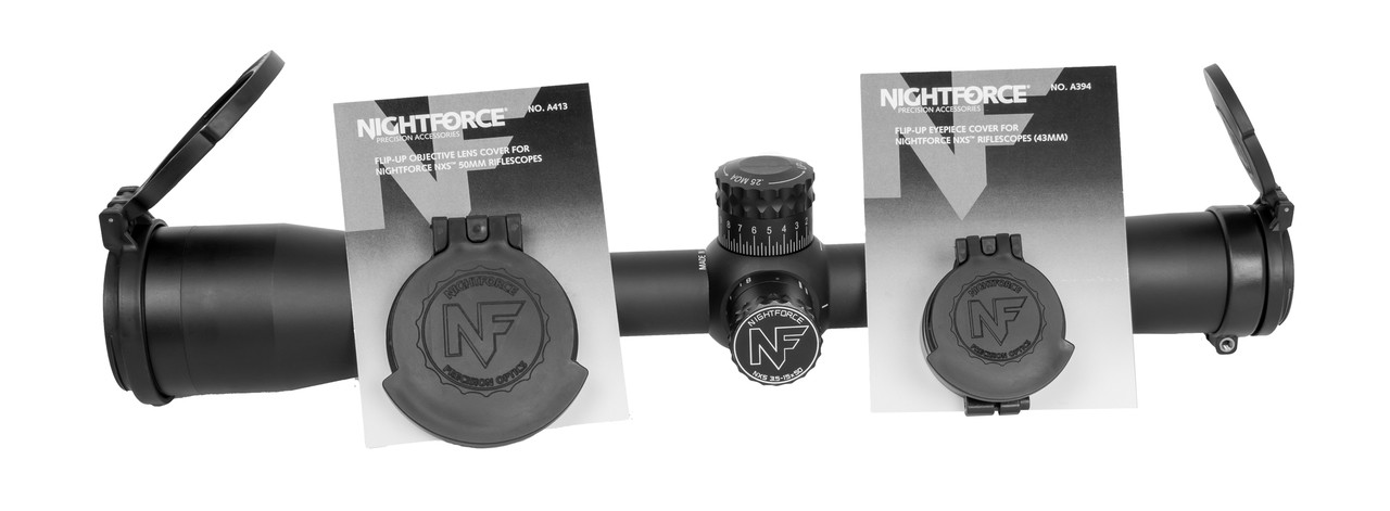 NF Eyepiece end, Flip-up lens caps - All NXS 43mm - The Extreme Store