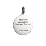 Colby Davis Pendant: Medium Martha's Vineyard - Sterling Silver