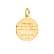 Colby Davis Pendant: Medium Compass Rose - Gold Vermeil