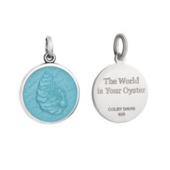 Colby Davis Pendant: Small Oyster - Sterling Silver
