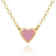 Colby Davis Necklace: Hearts of Love - Gold Vermeil