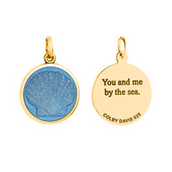 Colby Davis Pendant: Small Scallop Shell - Gold Vermeil