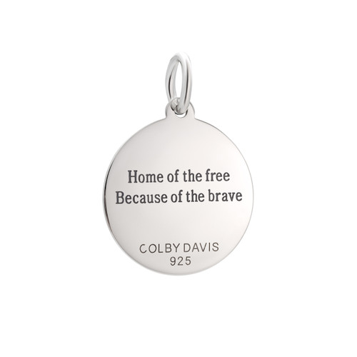 Colby Davis Pendant: Medium Military - Sterling Silver Colby Davis Pendant: Medium Military - Sterling Silver