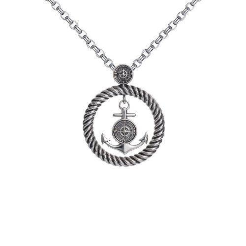 Colby Davis Pendant: Rowe's Wharf Large Sterling