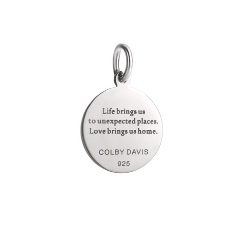 Colby Davis Pendant: Small Compass Rose - Sterling Silver