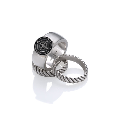 Sterling Silver Rowe's Wharf Stackable Ring