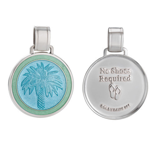 Colby Davis Pendant: Large Palm Tree - Sterling Silver