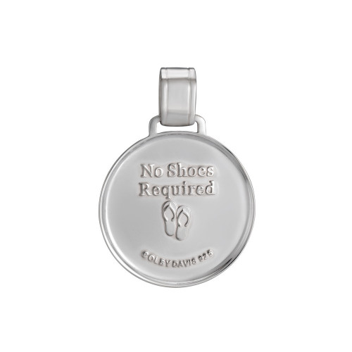 Colby Davis Pendant: Large Palm Tree - Sterling Silver