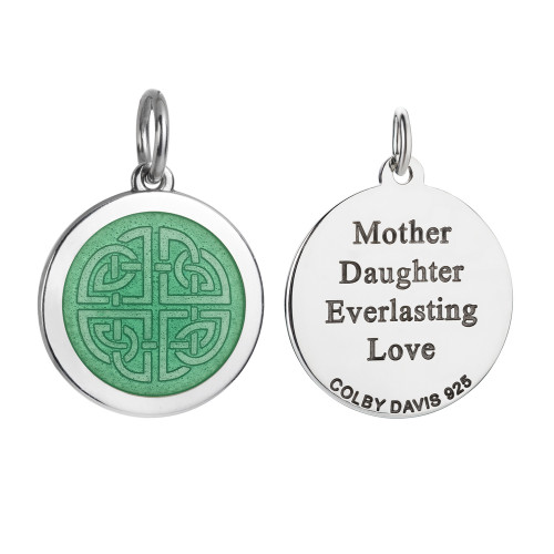 Colby Davis Pendant: Medium Mother-Daughter Knot - Sterling Silver