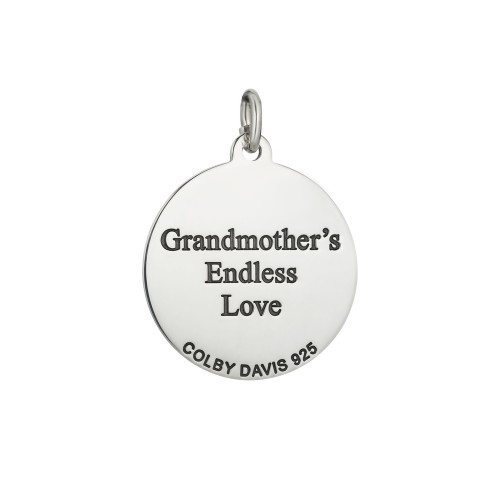 Colby Davis Pendant: Medium Grandmother Knot - Sterling Silver