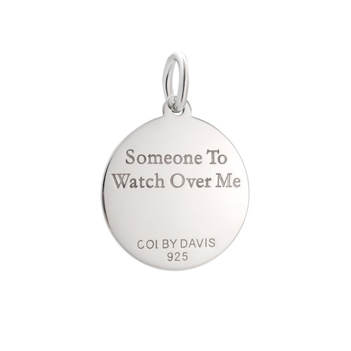 Colby Davis Pendant: Men's Medium Angel - Sterling Silver