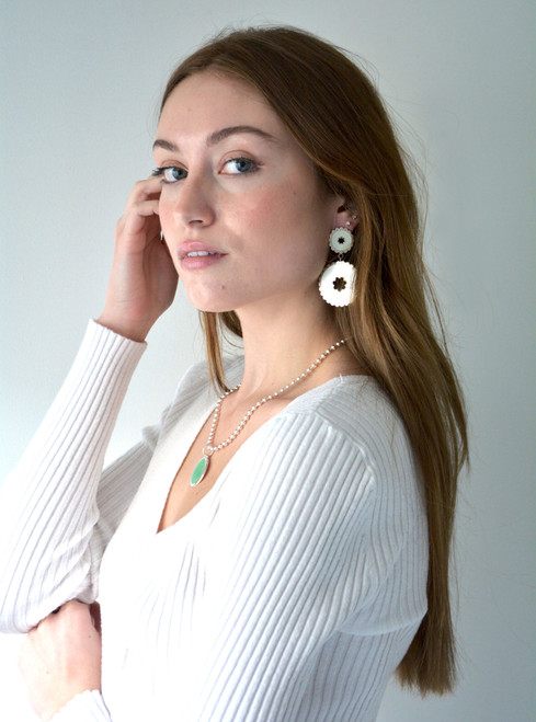 Colby Earrings - Sterling Silver 