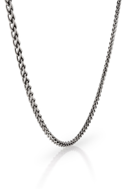 Colby Davis Chain: Oxidized Small Wheat - 18" Colby Davis Chain: Oxidized Small Wheat - 18"