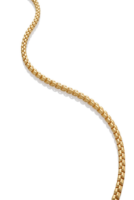 Colby Davis Chain: Gold Vermeil Medium Box - 18"