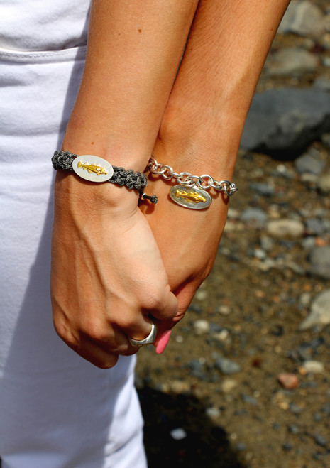 Golden Cod Castaway Bracelet - Sterling Silver & Gold Vermeil Golden Cod Castaway Bracelet - Sterling Silver & Gold Vermeil