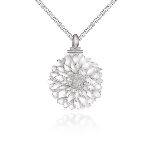 Colby Davis Pendant: Dahlia - Sterling Silver