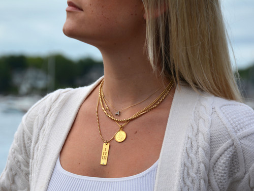 Colby Davis Pendant: Small Oyster - Gold Vermeil Colby Davis Pendant: Small Oyster - Gold Vermeil