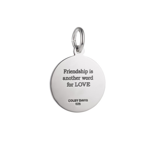 Colby Davis Pendant: Small Adirondack Chairs - Sterling Silver Colby Davis Pendant: Small Adirondack Chairs - Sterling Silver