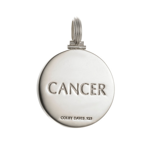 Colby Davis Pendant: Cancer Zodiac - Sterling Silver Colby Davis Pendant: Cancer Zodiac - Sterling Silver