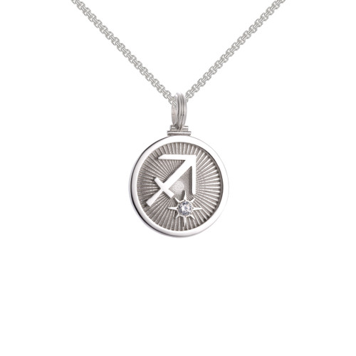 Colby Davis Pendant: Sagittarius Zodiac - Sterling Silver