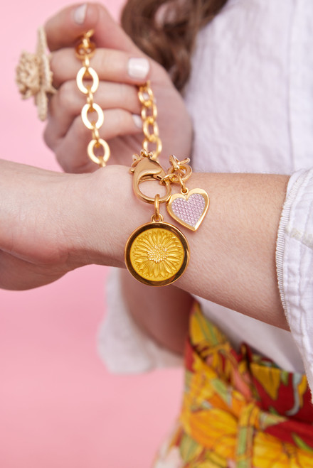 Colby Davis Pendant: You Are Loved Heart - Gold Vermeil Colby Davis Pendant: You Are Loved Heart - Gold Vermeil