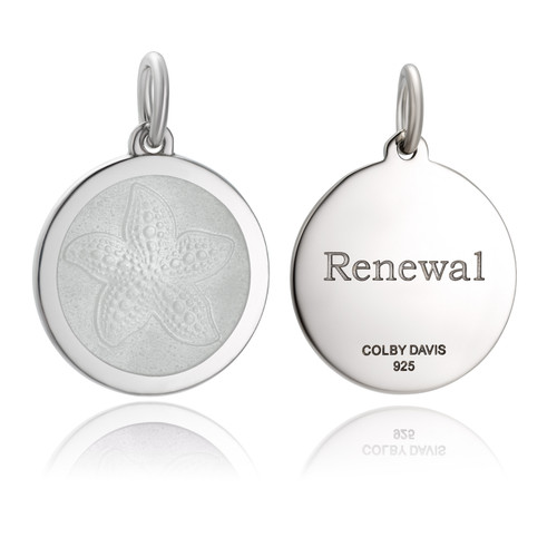 Colby Davis Pendant: Medium Starfish Pendant - Sterling Silver
