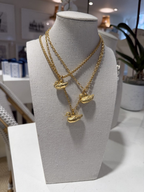 Colby Davis Pendant: Duckling Charm Gold Vermeil Colby Davis Pendant: Duckling Charm Gold Vermeil