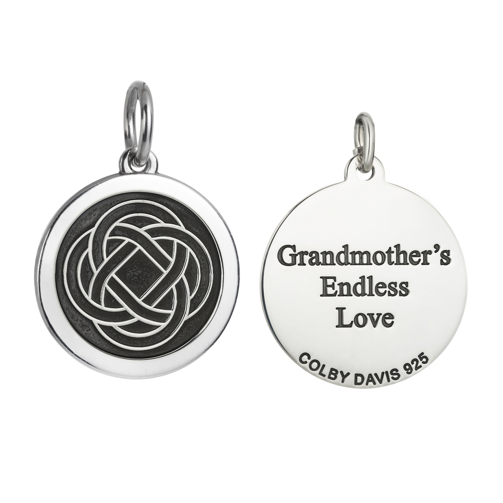 Colby Davis Pendant: Medium Grandmother Knot - Sterling Silver