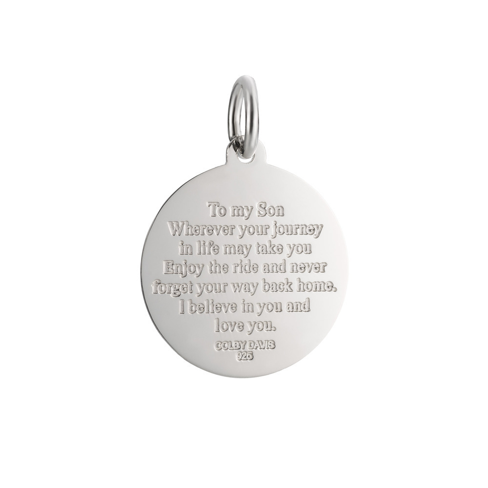 To My Son Dog Tag Necklace, Gift from Dad To Son, Son Birthday Necklace |  eBay