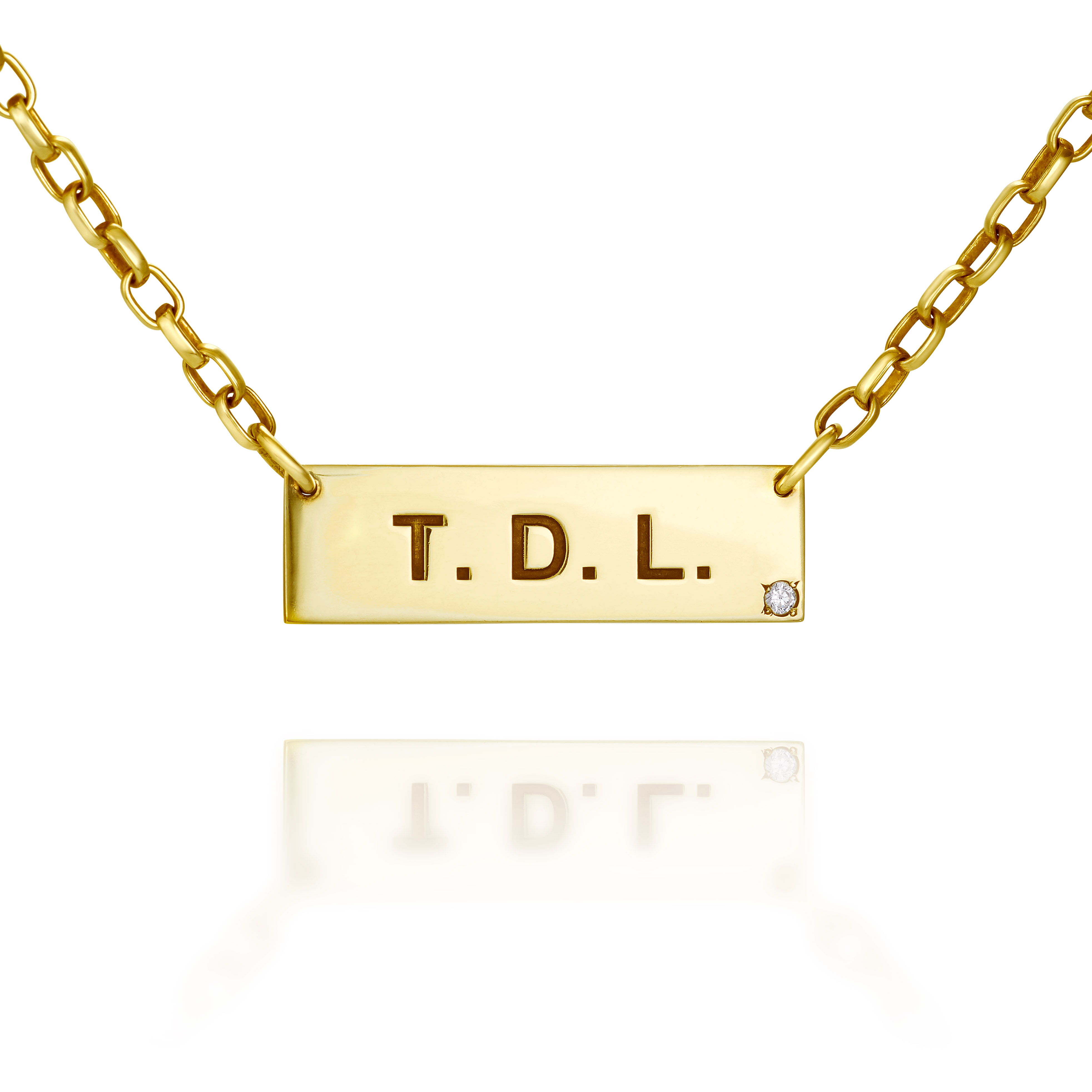 Mount Twilight Initial 18K Gold Vermeil Silver Necklace | Janus Edinburgh |  Contemporary Jewellery