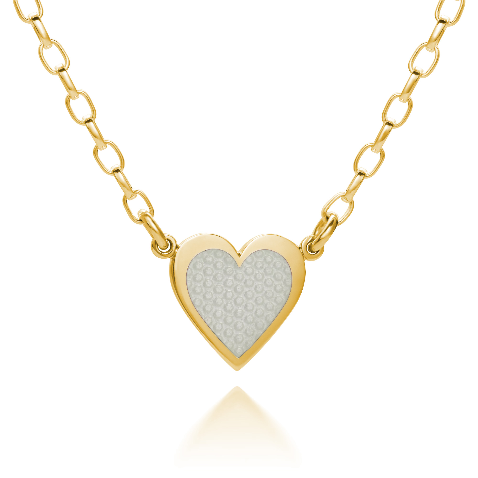 Colby Davis Necklace: Hearts of Love - Gold Vermeil - www