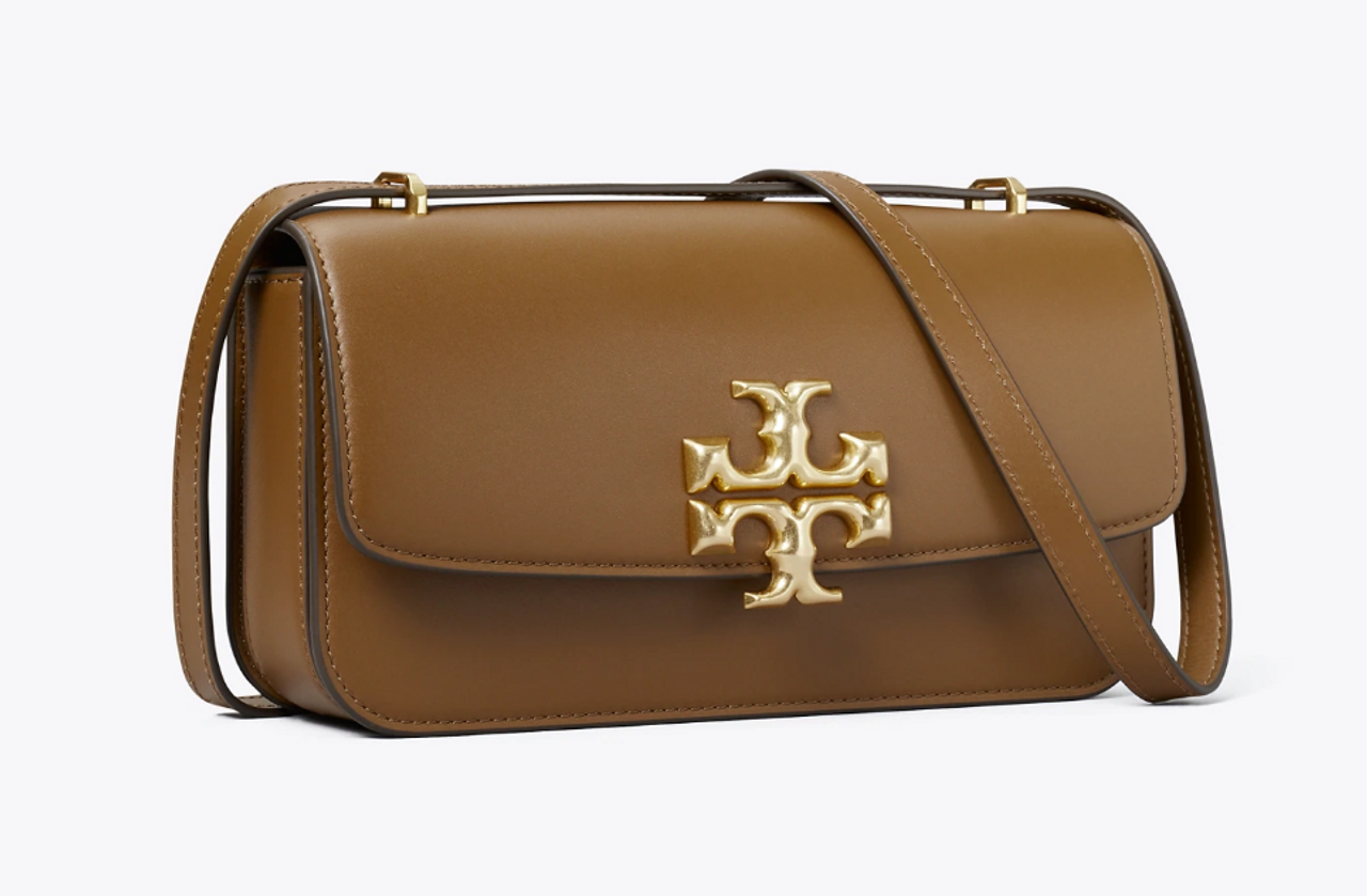 Tory Burch Eleanor Convertible Shoulder Bag Moose - Monkee's of