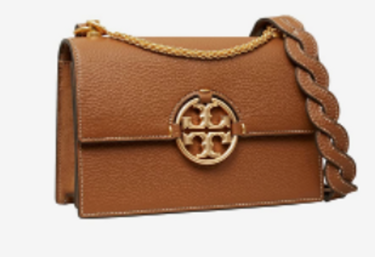 Tory Burch Miller Flap Shoulder Bag - Brown