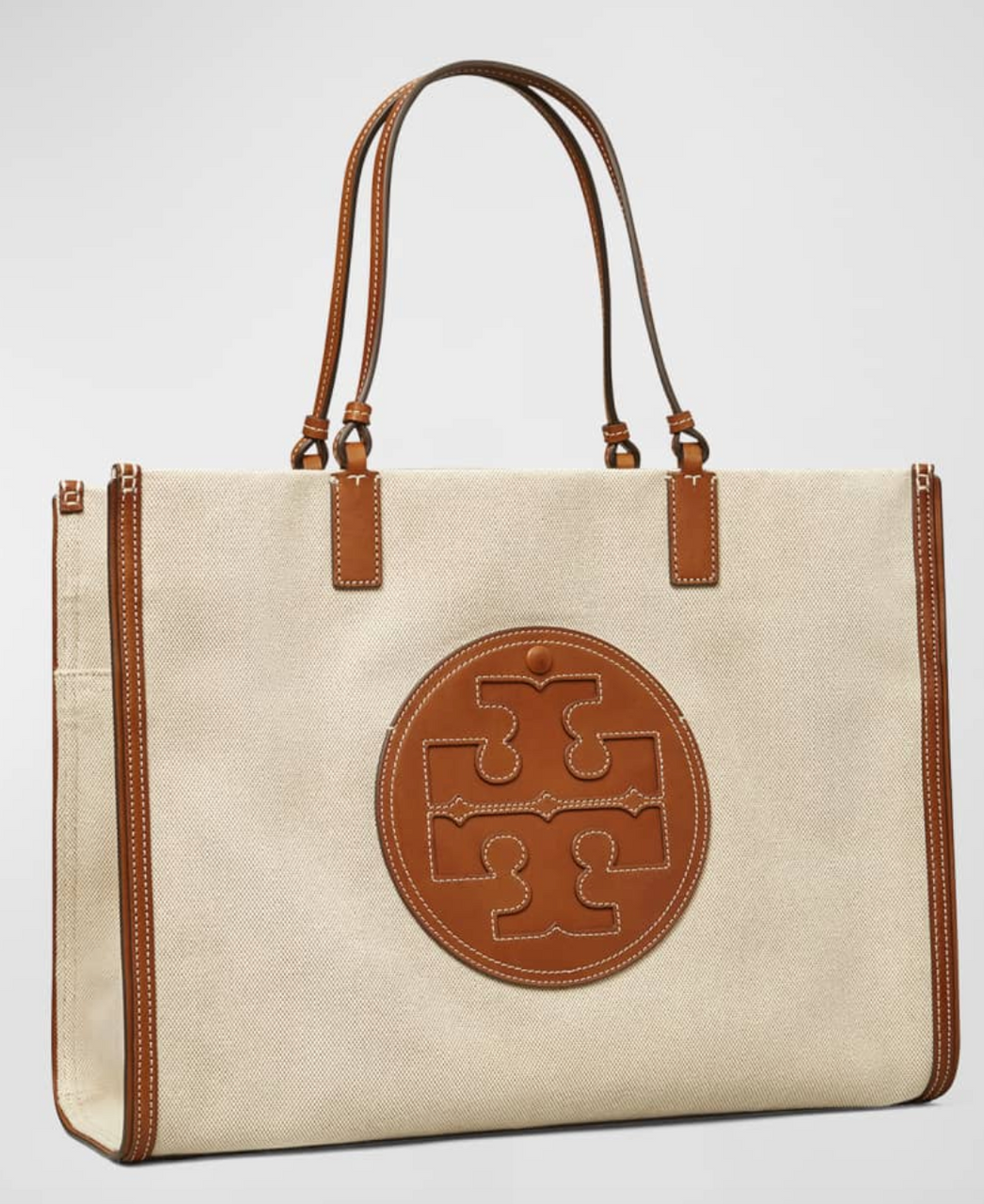 Tory Burch Small Logo Canvas Tote Bag