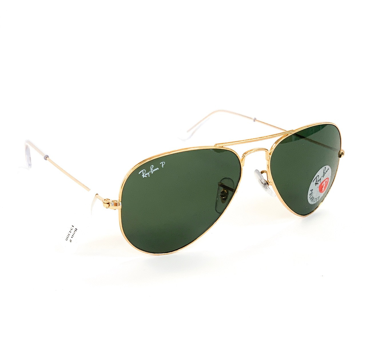 RB3025 Aviator Large Metal Gold w/ Crystal Green Polarized - Monkee’s ...